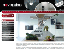 Tablet Screenshot of novacuina.com